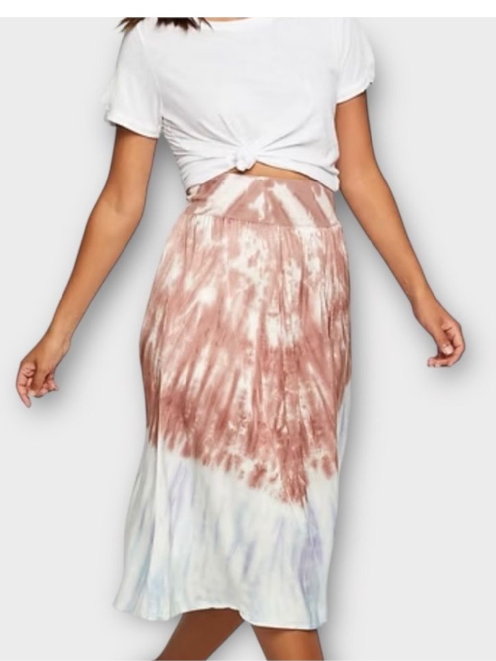 Chaser midi tie-dye skirt